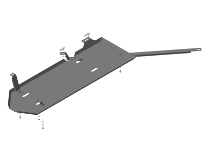 Защита бензобака Мотодор сталь 3 мм для Haval H9 № 13108