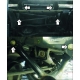 Защита радиатора и рулевых тяг Мотодор сталь 3 мм для Land Rover Defender 110 2007-2016