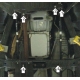 Защита КПП Мотодор сталь 3 мм для Hummer H3 2005-2010