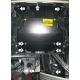 Защита радиатора Мотодор сталь 2 мм для Hino 300 XZU 423/433 2010-2021