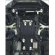Защита картера, КПП и радиатора Мотодор для 3,0, 4,2 алюминий 5 мм для Audi Q7 2006-2009