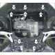Защита картера и КПП Мотодор алюминий 5 мм для Ford Focus 3 2011-2021