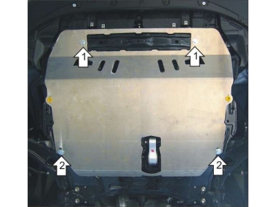 Защита картера и КПП Мотодор сталь 5 мм для Mazda CX-7 2006-2013
