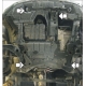 Защита картера и КПП Мотодор сталь 5 мм для Mitsubishi Outlander 2006-2009