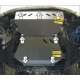 Защита картера и дифференциала Мотодор алюминий 5 мм для Mitsubishi L200 2006-2015