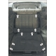 Защита картера и АКПП Мотодор алюминий 5 мм для Mitsubishi Pajero 4 2006-2021