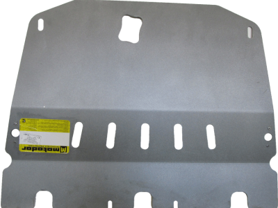 Защита картера и КПП Мотодор алюминий 5 мм для Nissan Qashqai/Qashqai +2 № 31401