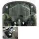 Защита картера двигателя Мотодор алюминий 5 мм для Subaru Impreza Wrx 2007-2011