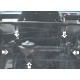 Защита переднего дифференциала Мотодор алюминий 8 мм для Land Rover Defender 110 2007-2016