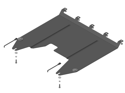 Защита картера и КПП Мотодор сталь 2 мм для Kia Venga 2011-2018 61002