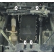 Защита КПП Мотодор сталь 2 мм для Kia Mohave 2008-2020