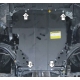 Защита картера и КПП Мотодор сталь 2 мм для Nissan Tiida/Sentra/NV200 2006-2021 61407
