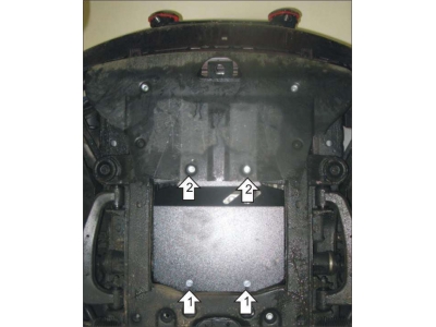 Защита картера двигателя Мотодор сталь 2 мм для SsangYong Stavic 2013-2021