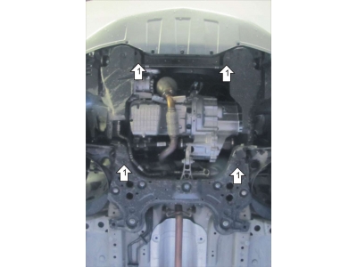 Защита картера и КПП Мотодор сталь 2 мм для Chevrolet Cobalt 2013-2016 63006