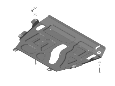 Защита картера и КПП Мотодор сталь 2 мм для Toyota RAV4 2013-2019 72503
