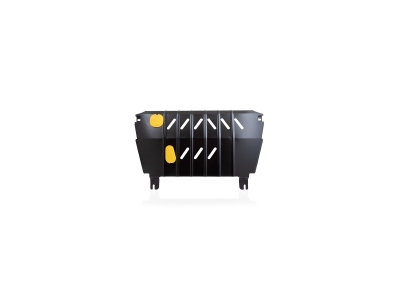 Защита картера для TOYOTA Highlander 2010-2013, Camry 2009-2011, LEXUS ES 350 2011-2015, RX 270, RX 350 2009-2015 3.5 бензин AT NLZ сталь, с крепежом