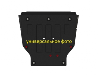 Защиты комплект (алюминий) 4 мм (рк, акпп, рулевых тяг) ТСС для УАЗ Патриот 2.7 AT 2016 – н.в.
