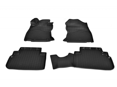 Коврики 3D в салон Norplast чёрные для Subaru Forester SK № NPA11-C84-124