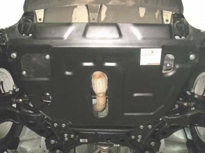 Защита картера двигателя и МКПП, АКПП для Geely Emgrand X7 2013-, V-2,0; 2,4 (сталь 2 мм)