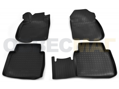 Коврики 3D в салон Norplast полиуретан чёрные для Honda CR-V № NPA11-C30-205