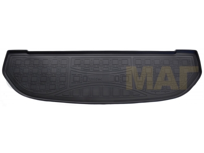 Коврик в багажник Norplast полиуретан чёрный 7 мест для Kia Sorento Prime 2015-2021
