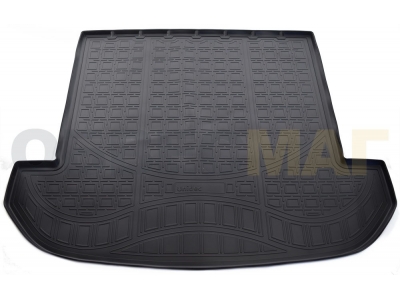 Коврик в багажник Norplast полиуретан чёрный длинный 7 мест для Kia Sorento Prime 2015-2021