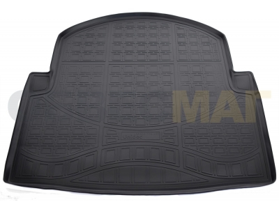 Коврик в багажник Norplast полиуретан чёрный на седан для Mercedes-Benz E-Class 2013-2016