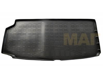 Коврик в багажник Norplast полиуретан чёрный короткий для Volvo XC90 2015-2021