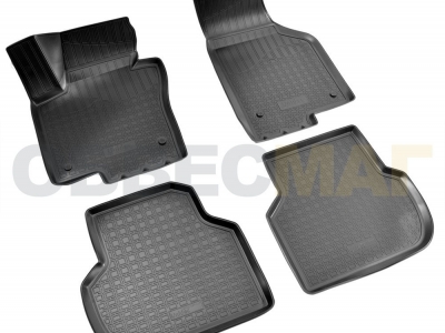 Коврики в салон Norplast 3D полиуретан чёрные для Volkswagen Jetta 6 № NPA10-C95-245
