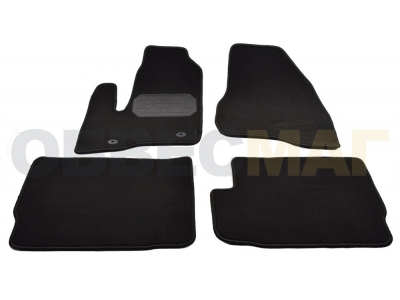 Коврики в салон Norplast текстиль чёрные с подпятником для Ford Explorer № NPA10-VTe220-181a