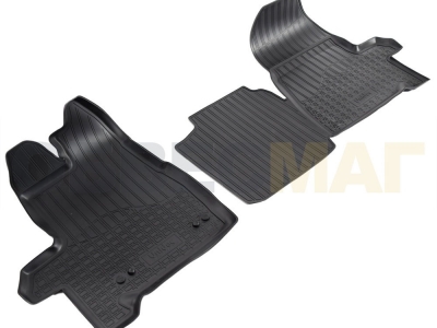 Коврики в салон Norplast полиуретан чёрные передние для короткой базы для Ford Tourneo Custom № NPA01-C22-750