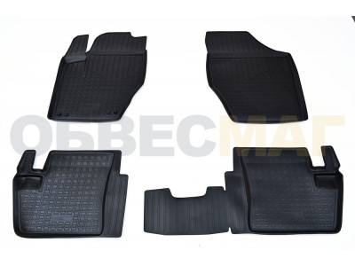Коврики в салон Norplast полиуретан чёрные на седан для Citroen C4 № NPA11-C64-350