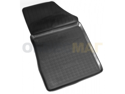 Коврики в салон Norplast полиуретан чёрные без ящиков под сиденьями для Lada XRay 2016-2021