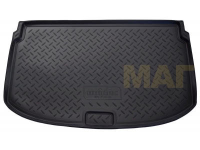 Коврик в багажник Norplast полиуретан чёрный на хетчбек для Chevrolet Aveo 2012-2015