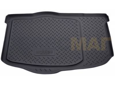 Коврик в багажник Norplast полиуретан чёрный без органайзера для Kia Soul 2008-2014