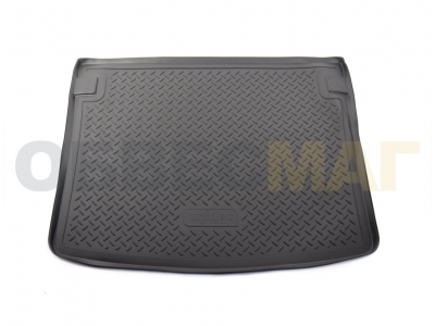 Коврик в багажник Norplast полиуретан чёрный для подъёмной задней двери для Volkswagen Caddy 2004-2021