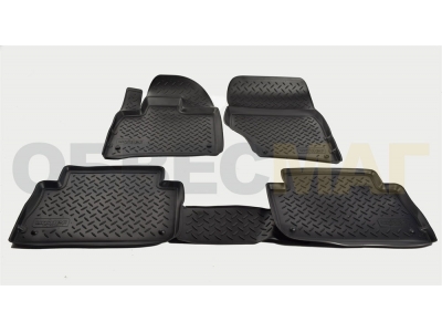 Коврики в салон Norplast полиуретан чёрные для Audi Q7 2006-2014