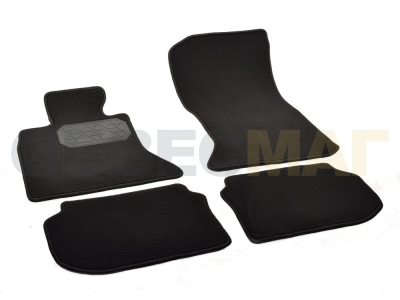 Коврики в салон Norplast текстиль чёрные с подпятником для BMW 5 F10 № NPL-VTe-070-570a
