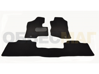 Коврики в салон Norplast текстиль чёрные с подпятником для Cadillac Escalade № NPL-VTe-100-310a