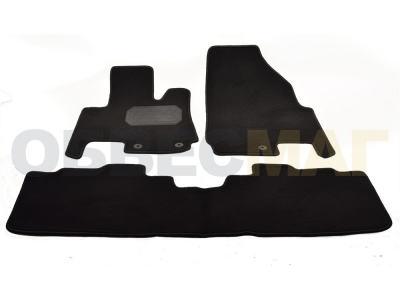 Коврики в салон Norplast текстиль чёрные с подпятником для Cadillac SRX № NPL-VTe-100-700a