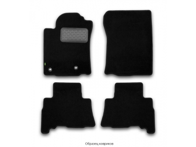 Коврики в салон Norplast текстиль чёрные с подпятником для Lexus ES 2012-2018