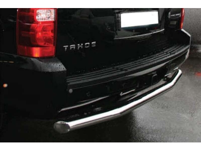 Защита заднего бампера 76 мм ОбвесМаг для Chevrolet Tahoe 2006-2014