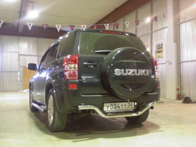 Защита заднего бампера Волна 60 мм 5 дверей для Suzuki Grand Vitara № OM-SZGV05-31
