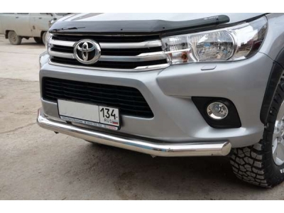 Защита переднего бампера 60 мм для Toyota Hilux № OM-TYHLX15-01