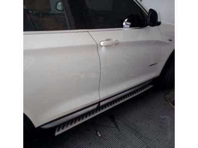Пороги алюминиевые OEM Tuning для BMW X4 2014-2018