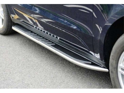 Пороги алюминиевые OEM Tuning для Porsche Macan 2013-2018