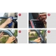 Дефлекторы окон с хромированным молдингом OEM Tuning для Volkswagen Golf 7 2013-2021