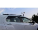 Дефлекторы окон с хромированным молдингом (HB) OEM Tuning для Nissan Tiida 2015-2018