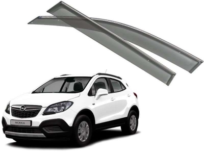 Дефлекторы окон с хромированным молдингом OEM Tuning для Opel Mokka 2012-2021