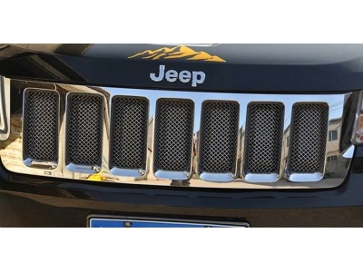 Накладка решётки радиатора сетка OEM Tuning для Jeep Grand Cherokee 2010-2021